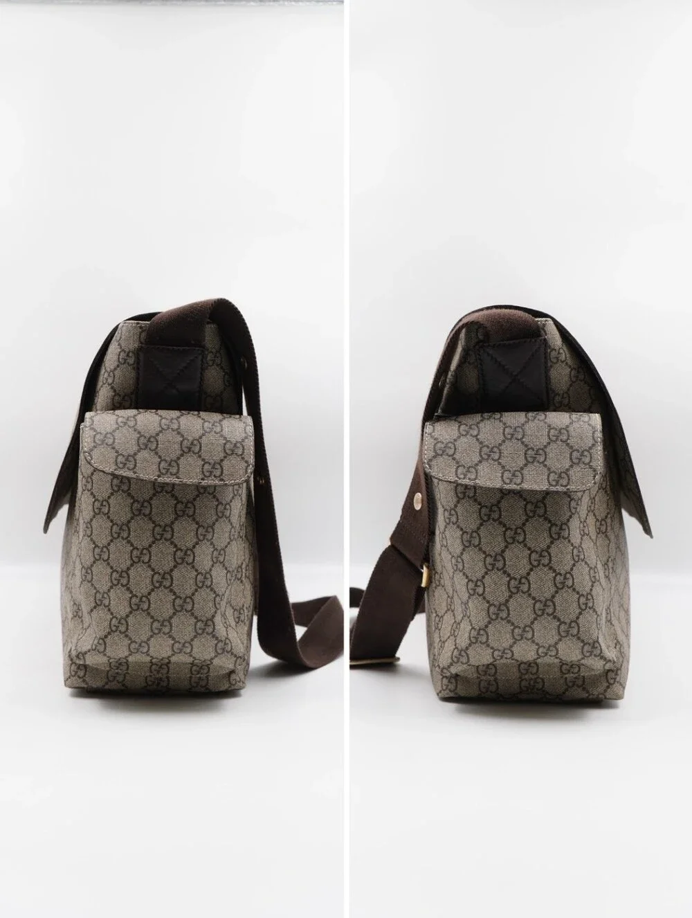 CO27 💟 Gucci GG Monogram Messenger Diaper
